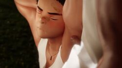 2024 3d animated armpit_fetish gay male male_only naaaaanahi nanahisa_(naaaaanahi) original tagme video