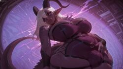 16:9 1futa 2d ai_generated big_breasts breasts busty curvaceous curvaceous_figure curvy curvy_body curvy_figure curvy_futa curvy_hips demon dickgirl futanari intersex quantrup solo solo_futa toned toned_body toned_futa