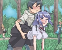 endou saya from dagashi kashi by maji-pan