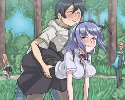 endou saya from dagashi kashi by maji-pan