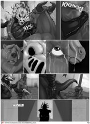 animal_genitalia bear crying death dragon execution king male male_only mammal mask misterstallion monochrome muscular nude penis penis_tip prince public royalty sheath snuff strangling tears