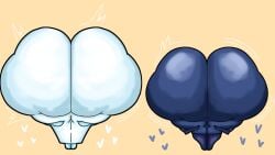 elgoji varix_(edit) miyu_(oc) praise_da_booty_(meme) 2girls 2girl female female_only female_focus female/female duo duo_focus duo_female big_ass huge_ass large_ass massive_ass fat_ass phat_ass dumptruck_ass dumptruck_butt dumptruck_booty gigantic_ass giant_ass hyper hyper_ass heart hearts heart_symbol presenting_ass shiny_ass
