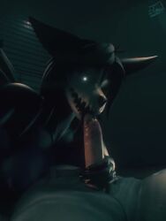 1boy 1girls 3:4 3d 3d_(artwork) 3d_animation 5_fingers animated anthro anthro_female anthro_focus artist_signature athletic_female avaleaaudio bared_teeth biting black_body black_fur black_hair black_nails black_tail breasts canid canine close-up clothed clothed_male clothed_male_nude_female clothing dangerous digital_media_(artwork) dominant_anthro dominant_female duo elasid erection fangs fellatio female fur genital_danger_play genitals glans_licking glowing_eyes hand_on_penis handjob happy hi_res holding_penis human human_male human_on_anthro human_penetrating human_penetrating_anthro humanoid_penis indoors inside interspecies licking licking_penis light-skinned_male long_nails lying lying_on_back lying_on_stomach mal0 male malo mammal messy_hair monster_girl naked naked_female nibbling open_mouth oral oral_penetration pants penis penis_in_mouth retracted_foreskin risky_sex scary scp-1471 scp-1471-a scp-1471-a_(monolitwec) scp_foundation sex short_playtime skull_head sound tail tailwag tongue tongue_out video voice_acted white_body white_eyes