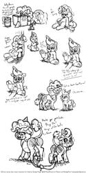 balls crotchboob erection female forced friendship_is_magic male my_little_pony nipples penis pinkie_pie_(mlp) pound_cake_(mlp) pussy smudge_proof straight transformation young