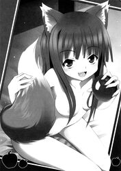 1girls comic holo kishiri_toworu small_breasts spice_and_wolf tagme