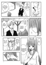 blush clothing comic holo kishiri_toworu kraft_lawrence spice_and_wolf tagme wolfgirl