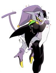 anal_fingering deltarune jevil_(deltarune) kono2noko male_only master_hand