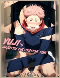 ai_generated anime bara gay hentai itadori_yuuji jujutsu_kaisen kl_99 male male/male male_only yaoi