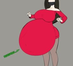 2d 2d_(artwork) 2d_animation 2girls 720p animated big_belly burp burping clothed clothed_female digestion digestion_noises dress fatal fatal_vore female female_focus female_only female_pred female_prey huge_belly longer_than_10_seconds no_nudity shorter_than_30_seconds sound sound_effects tagme the_aya unwilling_prey video vore vore_belly