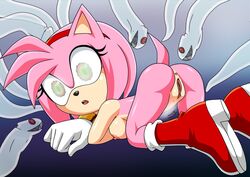 amy_rose anus boo_(sonic) breasts female ghost open_mouth possessed_amy_rose possession pussy sonic_(series) tentacle unusual_pupils