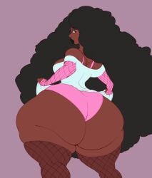 1girls ass big_ass bottom_heavy bubble_butt dark-skinned_female dark_skin dat_ass fat_ass female female_only havanna_(n-kosi) huge_ass hyper hyper_ass large_ass looking_at_viewer looking_back massive_ass n-kosi n-kosi_(coloring) original pastel_goth png solo thick_ass thick_thighs thunder_thighs voluptuous voluptuous_female wide_hips