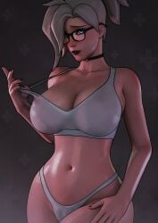 1girls 3d 3d_(artwork) 3d_model 3d_render ass bare_arms bare_legs bare_midriff bare_shoulders bare_thighs belly belly_button big_ass big_breasts black_lipstick black_nails blonde_female blonde_hair blue_eyes breasts choker cleavage curvaceous curvy curvy_body curvy_female curvy_figure eyebrows female female_focus female_only fit fit_female glasses hand_on_thigh human human_female human_only indoors light-skinned_female light_skin lips lipstick long_hair long_legs long_nails looking_at_viewer mercy midriff nails nails_painted nipples nipples_visible_through_clothing overwatch painted_nails panties ponytail ponytail_female reflection sfrinzy shy shy_expression simple_background slim_waist solo solo_female solo_focus tease teasing teasing_viewer thick thick_ass thick_butt thick_legs thick_thighs thighs topwear translucent translucent_clothing voluptuous voluptuous_body voluptuous_female wide_hips