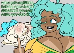 after_sex argentina argentinian_miku big_ass big_breasts big_butt brazil brazilian brazilian_female brazilian_miku cum cum_in_ass dark-skinned_female dark_skin erection fuck_you_argentina hatsune_miku light-skinned_female light_skin megokinho portuguese portuguese_text racism small_breasts