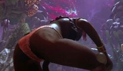 ass ass_focus big_ass black_body claudette_morel dark-skinned_female dark_skin dead_by_daylight ebony