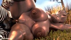 16:9 1boy 1girls 3d 3d_animation animated anthro areola ass balls belly big_areola big_balls big_belly big_breasts big_nipples big_penis black_nipples bodily_fluids breasts breasts_bigger_than_head brown_areola brown_nipples common_hippopotamus digital_media_(artwork) duo equid equine erection female female_penetrated fur genitals gigantic_breasts grass gynomorph hi_res high_framerate hippopotamid horse huge_areola huge_breasts huge_thighs intersex kasdaq loop lying male male/female male_penetrating male_penetrating_female mammal multicolored_body narrowed_eyes nipples no_sound nude on_side open_mouth outside outside_sex overweight penetration penile penile_penetration penis plant pussy reptilligator_(modeler) sex sex_from_behind short_playtime simple_background smile tagme tail teeth text thick_thighs tree two_tone_body vaginal_penetration video widescreen zebra