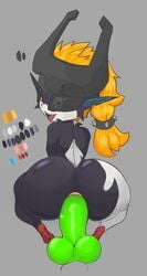 1girls anal anal_penetration anal_sex big_ass dat_ass dildo fused_shadow high_heels huge_ass imp imp_midna midna shortstack the_legend_of_zelda thecon twili twilight_princess