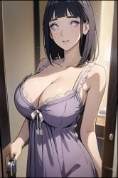 , ai_generated black_hair boruto:_naruto_next_generations breasts clothing female female_focus female_only hyuuga_hinata hyuuga_hinata naruto solo