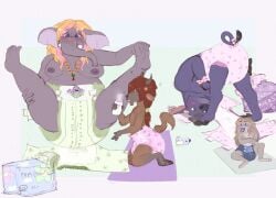 abdl babyfur body bogo buffalo bunny diaper diaperfur elephant female hopps judy swap yak yax zootopia