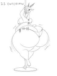 big_ass big_breasts blueberry_inflation breasts bubble_butt female gazelle_(zootopia) huge_ass huge_breasts lj_caffie thick_thighs wide_hips zootopia