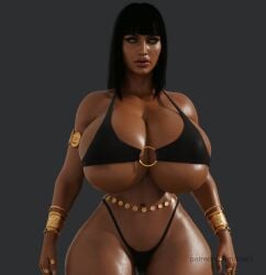 1girls 3d ass bae3 big_ass big_breasts blunt_bangs breasts bust busty curvaceous curvy curvy_figure egyptian egyptian_female female female_focus hips hourglass_figure huge_ass huge_breasts large_ass large_breasts legend_of_queen_opala legs mature mature_female osira slim_waist tan-skinned_female tan_body tan_skin thick thick_hips thick_legs thick_thighs thighs top_heavy voluptuous waist wide_hips