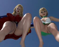 2girls 3d alien alien_girl alien_humanoid arisia_rrab ass big_ass big_breasts breasts bust busty curvaceous curvy curvy_figure dc dc_comics female female_focus graxosian green_lantern green_lantern_(series) hero heroine hips hourglass_figure huge_ass huge_breasts humanoid kara_danvers kara_zor-el knockkale kryptonian large_ass large_breasts legs light-skinned_female light_skin mature mature_female slim_waist supergirl superhero superheroine superman_(series) thick thick_hips thick_legs thick_thighs thighs top_heavy voluptuous waist wide_hips