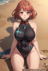 pyra from xenoblade (series) by aindroidparanoid