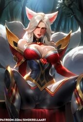 1girls ahri ai_generated ass big_ass big_breasts big_butt breasts cheating huge_breasts immortalized_legend_ahri large_ass large_breasts league_of_legends netorare ntr riot_games sinderellaart