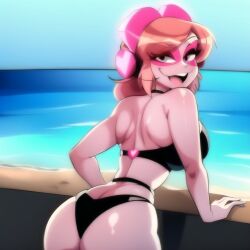 1girls absurd_res absurd_resolution absurdres ai_generated ass athletic athletic_body athletic_female beach belly belly_button big_ass big_breasts big_butt bikini bikini_bottom bikini_top black_bikini black_bikini_bottom black_bikini_top black_bra black_panties blush blushed_face blushing_at_viewer blushing_female bra breasts bubble_ass bubble_butt busty busty_female busty_girl cartoon cartoon_network cartoony cats62 curvaceous curvaceous_female curvaceous_figure curvy curvy_body curvy_female curvy_figure curvy_hips cute cute_expression cute_eyes cute_face cute_female ear exposed exposed_ass exposed_belly exposed_boobs exposed_breasts exposed_butt exposed_legs exposed_thighs eyebrows eyelashes eyeshadow eyewear fat_ass fat_butt female female_only female_solo from_behind glistening glistening_ass glistening_body glistening_boobs glistening_breasts glistening_butt glistening_eyes glistening_legs glistening_skin glistening_thighs half-closed_eyes half-dressed half_naked half_nude hbo_max hi_res high_quality high_resolution highres huge_ass huge_boobs huge_breasts large_ass large_boobs large_breasts large_butt legs long_hair looking_at_viewer looking_back looking_back_at_viewer miss_heed_(villainous) open_mouth open_smile pale pale-skin pale-skinned_female pale_body pale_skin pale_skinned_female panties pink_eyes pink_hair sand seductive seductive_body seductive_eyes seductive_look seductive_mouth seductive_smile shiny shiny_ass shiny_body shiny_boobs shiny_breasts shiny_butt shiny_legs shiny_skin shiny_thighs sideboob slim_waist small_waist smile smiling smiling_at_viewer smooth_ass smooth_body smooth_butt smooth_legs smooth_skin smooth_thighs solo_female standing swimsuit swimwear thick_thighs thighhighs thighs thin_waist tongue villainous water