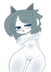 big_breasts breasts happy hss_dada temmie_(undertale) undertale