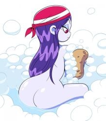 1girls ass bath deepcreases female nude risky_boots shantae sm0ggie soap_bubbles tagme