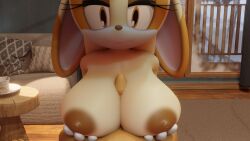 2024 3d huge_breasts lagomorph lagomorph_humanoid large_breasts looking_at_viewer paizuri rabbit_humanoid sega sonic_(series) sonic_the_hedgehog_(series) tagme titfuck titjob vanilla_the_rabbit virtualust