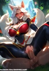 1boy 1girls ahri ai_generated ass big_ass big_breasts big_butt breasts cheating cock dark-skinned_male huge_breasts huge_cock immortalized_legend_ahri interracial large_ass large_breasts large_cock large_penis league_of_legends light-skinned_female netorare ntr penis riot_games rough_sex sex sinderellaart straight