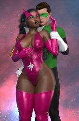 1boy 1boy1girl 1girls 3d ass big_ass big_breasts breasts brown-skinned_female brown_body brown_skin bust busty chest curvaceous curvy curvy_figure dark-skinned_female dark_skin dc dc_comics fatality_(dc) female female_focus green_lantern green_lantern_(series) green_lantern_corps hal_jordan hips hourglass_figure huge_ass huge_breasts human knockkale large_ass large_breasts legs light-skinned_male light_skin male/female mature mature_female star_sapphire star_sapphire_(dc) star_sapphire_corps straight thick thick_hips thick_legs thick_thighs thighs violet_lantern voluptuous voluptuous_female waist wide_hips xanshian yrra_cynril