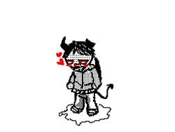 azazel_(the_binding_of_isaac) blush daemon demon devil drool drooling flipnote flipnote_hatena flipnote_studio fully_clothed greyscale heart male male_only omorashi peeing peeing_pants peeing_self red_eyes standing the_binding_of_isaac urinating urination urine urine_pool watersports wetting xecco000_(artist)