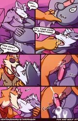 canine clothed clothing comic cum eyewear fingering fox james_mccloud kissing male male_only mammal neckerchief nintendo scar snowballing star_fox sunglasses ventkazemaru video_games whiskers wolf wolf_o'donnell yaoi