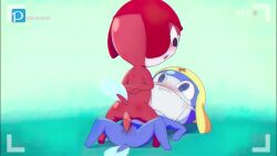 2boys amphibian anal anal_penetration anal_sex animated anthro ass blush cowgirl_position gay giroro keroro_gunsou male male/male male_only mask no_sound open_mouth penis sex video yaoi zeroro zoruken