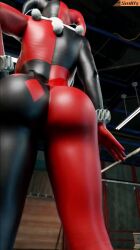 1girls 3d animated ass ass_focus back_view batman:_arkham_knight batman_(series) big_ass blue_eyes bodysuit bouncing_ass bubble_butt curvaceous curvy curvy_figure dc dc_comics female female_only harley_quinn harley_quinn_(classic) harley_quinn_(injustice) hourglass_figure injustice_2 large_ass light-skinned_female light_skin lips no_sound rear_view round_ass shorter_than_10_seconds showing_off_ass smitty34 solo solo_female supervillainess thick_thighs vertical_video video villain villainess voluptuous wide_hips wiggling_ass