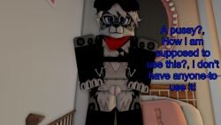 1boy 3d anthro artist_request cuntboy cuntboy_focus cuntboy_only cuntboy_transformation furry intersex male male_focus male_only male_to_cuntboy mti_transformation pussy roblox robloxian snow_leopard solo solo_focus source_request tagme tigstren transformation