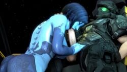 3d animated armor armored_male artificial_intelligence ass assisted_fellatio blowjob breasts cortana evilaudio fellatio halo_(series) hand_on_neck helmet hologram human_male light-skinned_male male_human medium_hair military nervaanims oral sideboob sound sucking_off unsc unsc_marine video