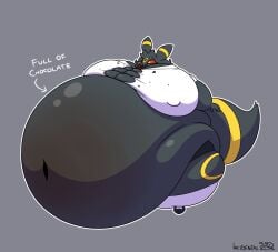 big_breasts breasts female huge_breasts incidentalsnail overweight pokemon pokemon_(species) umbreon