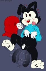 animaniacs brainsister chastity_cage edit editorymous male_only wakko_warner