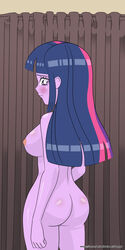 1girls ass big_breasts breasts chuyryu equestria_girls female female_only friendship_is_magic hasbro highres large_breasts long_hair my_little_pony nipples nude sideboob solo tagme twilight_sparkle_(mlp)