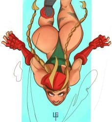 ass ass_focus big_ass bubble_butt cammy_white female female_only hourglass_figure leotard safe_for_work street_fighter thick_thighs thong thong_leotard tight_clothing tomphelippe wide_hips