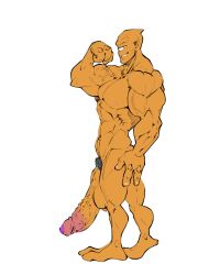 1_eye 3_fingers abs alien allen_the_alien balls barbed_humanoid_penis big_balls big_muscles big_penis boner erection fingers flexing genitals grin hi_res huge_balls huge_cock humanoid humanoid_genitalia humanoid_penis humanoid_pointy_ears hybrid_genitalia hybrid_penis image_comics invincible invincible_(comics) invincible_(tv_series) male male_only muscular muscular_humanoid muscular_male navel nipples nude orange_body penile_spines penis smile solo tyleraz