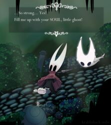 2018 bugs cape cloak cum cum_in_pussy cum_inside female hollow_knight hornet_(hollow_knight) incest insects krabbshack larger_female male navel nude nude_female nude_male nudity protagonist_(hollow_knight) pussy red_cape sex siblings small_dom_big_sub smaller_male straight text