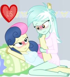 animated bonbon_(eg) bonbon_(mlp) equestria_girls female female/female hasbro lyra_heartstrings_(eg) lyra_heartstrings_(mlp) lyrabon my_little_pony randomtriples