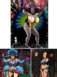 archer_(series) bbw big_breasts chubby_female chup@cabra dancing pam_poovey tagme