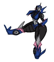 arcee arcee_(prime) blue_eyes breasts female huge_ass kevemperor thick_thighs transformers transformers_prime xelbaxexilex