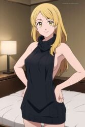 2d ai_generated blonde_female blonde_hair blonde_hair_female emma_sano golden_eyes koikoi non_nude tokyo_revengers you