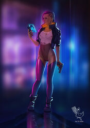 v (cyberpunk 2077) from cd projekt red by hen tie studio